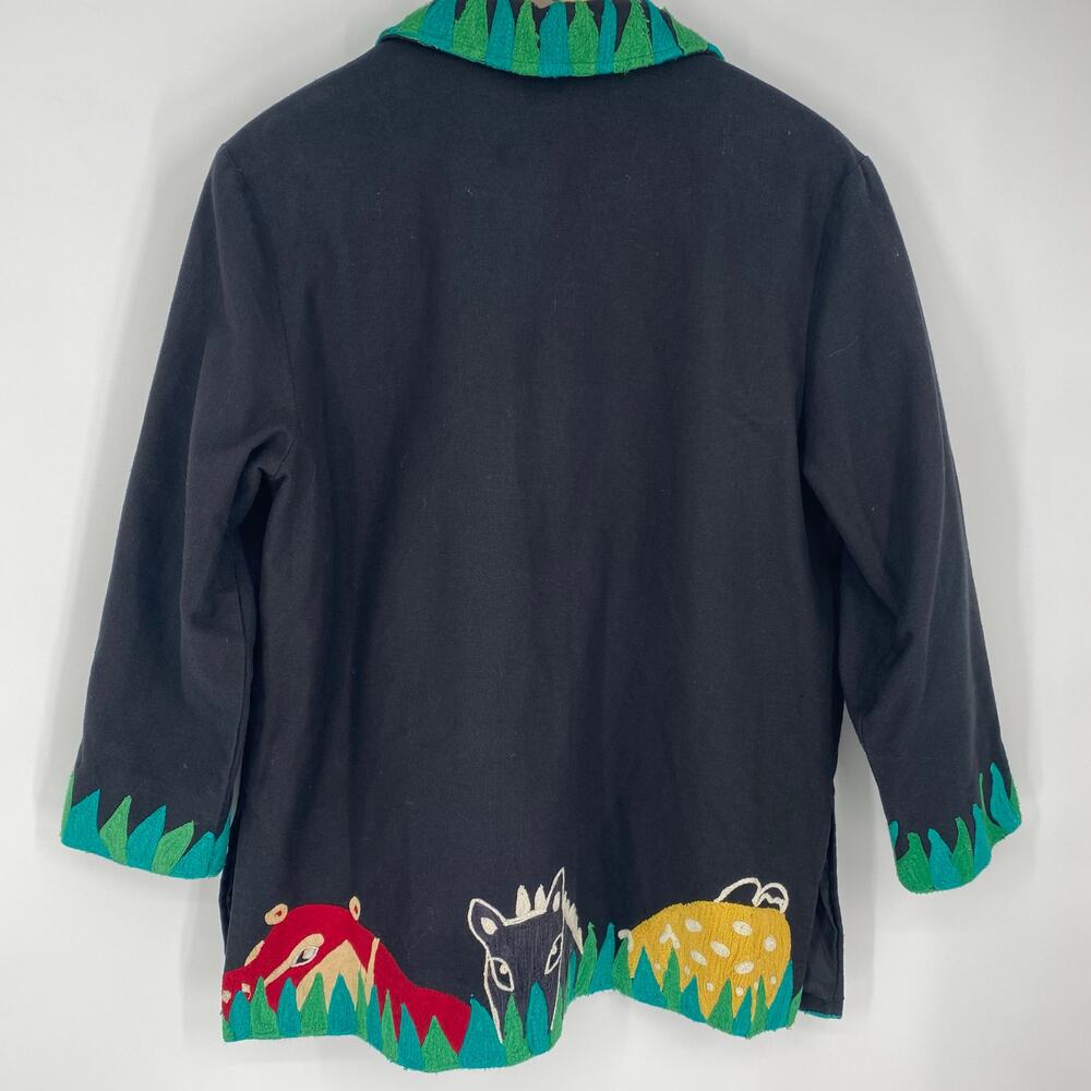 Patchington Jacket Women’s Medium Embroidered Saf… - image 2